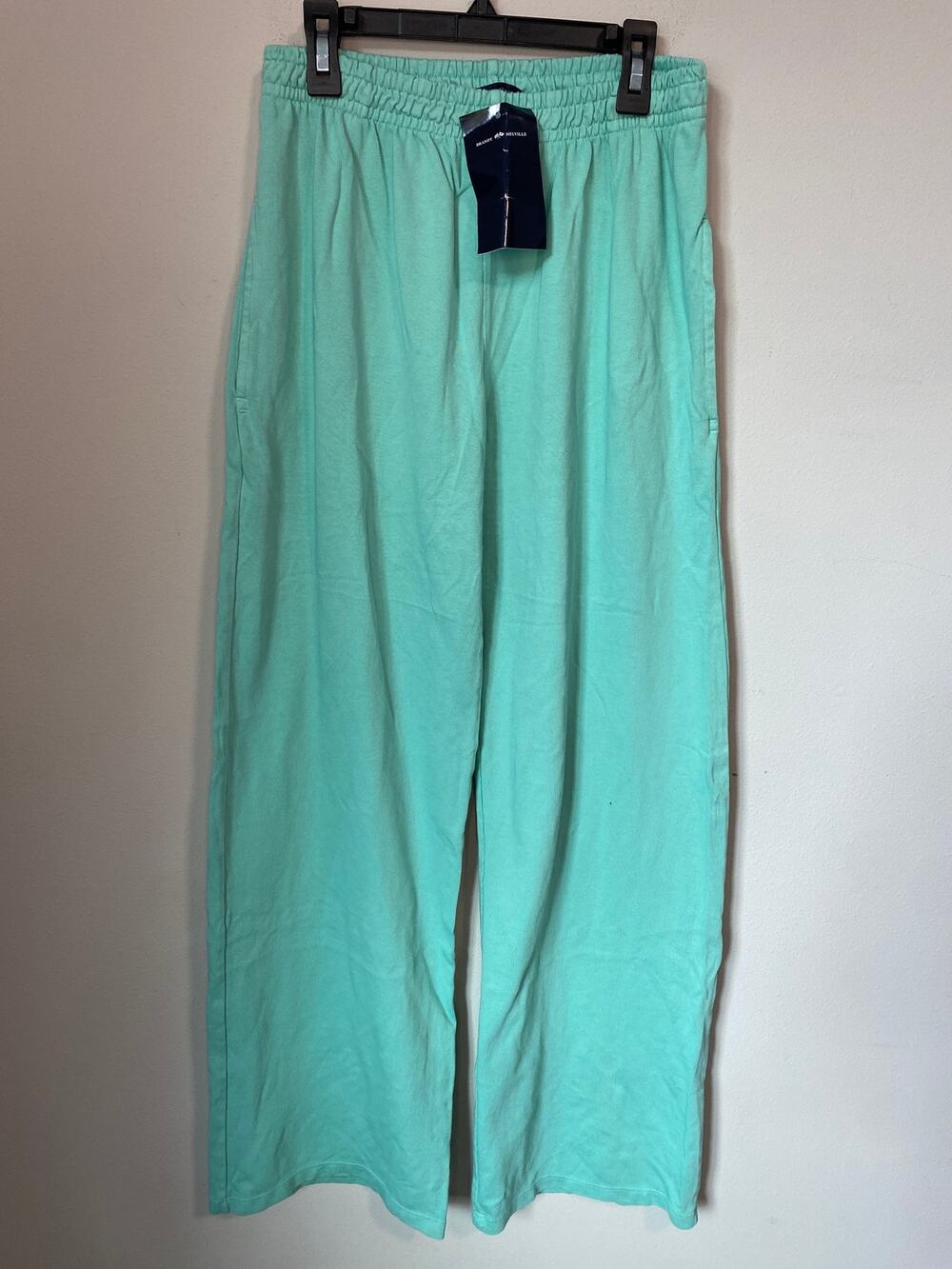 Brandy Melville Green Wide Leg Sweatpants One Size NWT